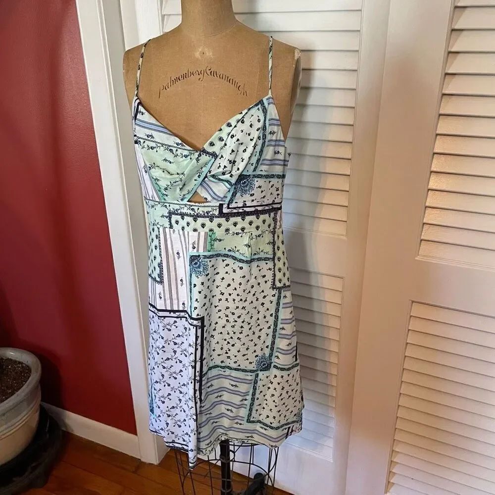 LOFT | spaghetti strap pastel summer dress 10P